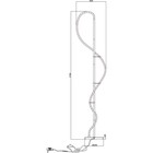 Торшер Arte Lamp Klimt A2850PN-35PB, LED, 30 Вт, 40х40х170 см, 4200 Лм, медный, белый - Фото 2