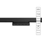 Магнитный трековый светильник Arte Lamp Linea A4648PL-1BK, LED, 15 Вт, 2.2х21.9х10.5 см, 1100 Лм, чёрный - Фото 1