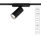 Магнитный трековый светильник Arte Lamp Rapid A6158PL-1BK, LED, 12 Вт, 5х14.5х16 см, 741 Лм, чёрный - Фото 1