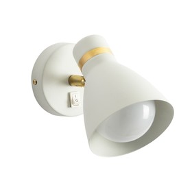 Спот Arte Lamp Fafnir A5047AP-1WH, E27, 40 Вт, 11х16х15 см, белый