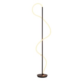 Торшер Arte Lamp Klimt A2850PN-35BK, LED, 30 Вт, 40х40х170 см, 4200 Лм, чёрный, белый