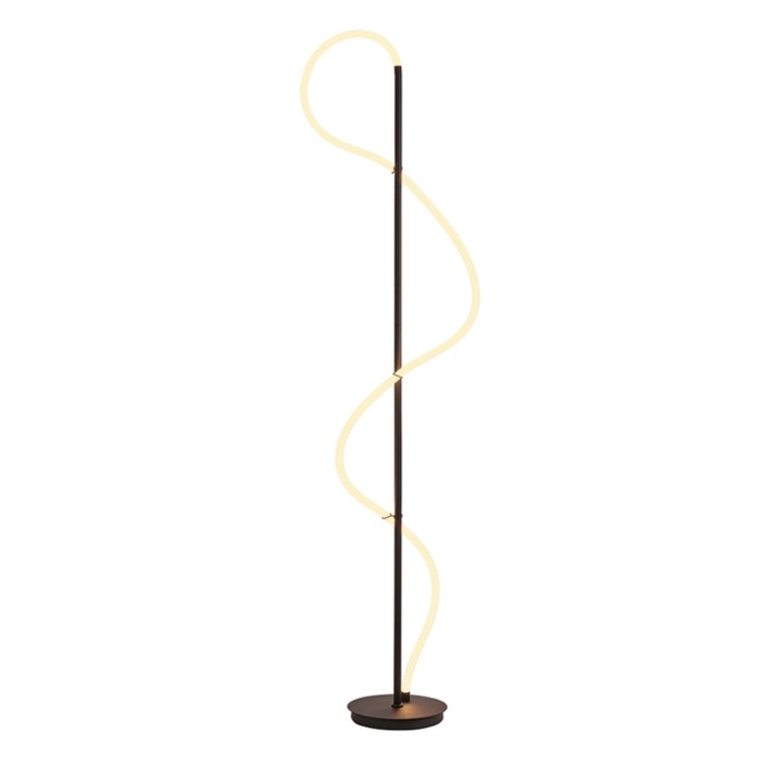 Торшер Arte Lamp Klimt A2850PN-35BK, LED, 30 Вт, 40х40х170 см, 4200 Лм, чёрный, белый - Фото 1