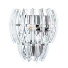 Светильник настенный Arte Lamp Ella A1054AP-1CC, E14, 40 Вт, 25х16х27 см, хром - фото 4387420
