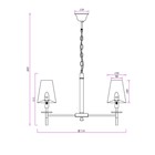 Люстра подвесная Arte Lamp Riccardo A4075LM-5BK, E14, 5х40 Вт, 52х52х47 см, чёрный - Фото 6