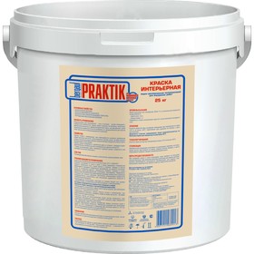 Краска интерьерная Bergauf Praktik для внутренних работ U ЛЕТО-ЗИМА, 25 кг 10264464