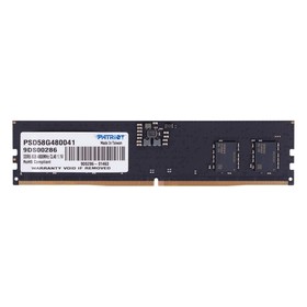 Память DDR5 8GB 4800MHz Patriot PSD58G480041 Signature RTL PC5-38400 CL40 DIMM 288-pin 1.1В   106503