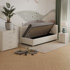 Кровать - тахта «Помпиду», правая, с подъёмным механизмом, 900×1900 мм, премиум велюр, цвет лепестки ландыша - Фото 2