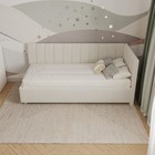 Кровать «Помпиду» с ПМ, 90×210 см, правая, премиум велюр, цвет лепестки ландыша - Фото 7