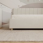 Кровать «Помпиду» с ПМ, 110×190 см, правая, премиум велюр, цвет лепестки ландыша - Фото 4