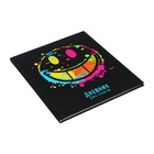 Дневник универсальный 5-11классов, 48 листов "Неоновый смайл", тиснение фольгой, твердая обложка,блок 65 г/м2 - фото 24632627