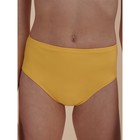 Купальный костюм для девочек, рост 140-146 см, цвет жёлтый - Фото 4