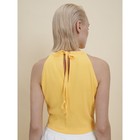 Топ халтер женский Pelican, размер 48, цвет жёлтый - фото 27817155