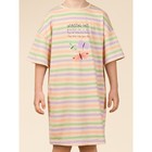 Ночная сорочка для девочек, рост 92 см, цвет персиковый - фото 110656236