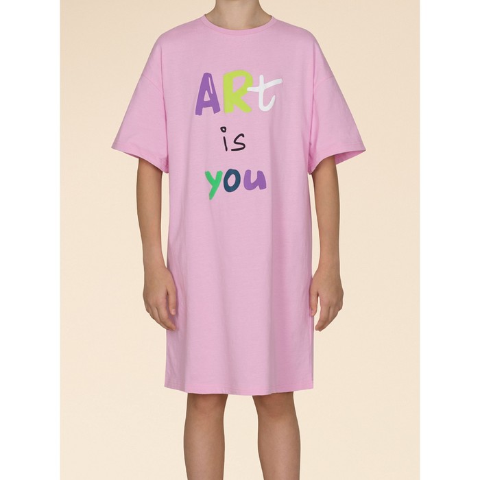 Ночная сорочка для девочек, рост 92 см, цвет розовый - Фото 1
