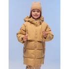 Пальто для девочек, рост 146 см, цвет бежевый - фото 110656261