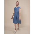 Платье для девочек, рост 116 см, цвет джинс - фото 110656511