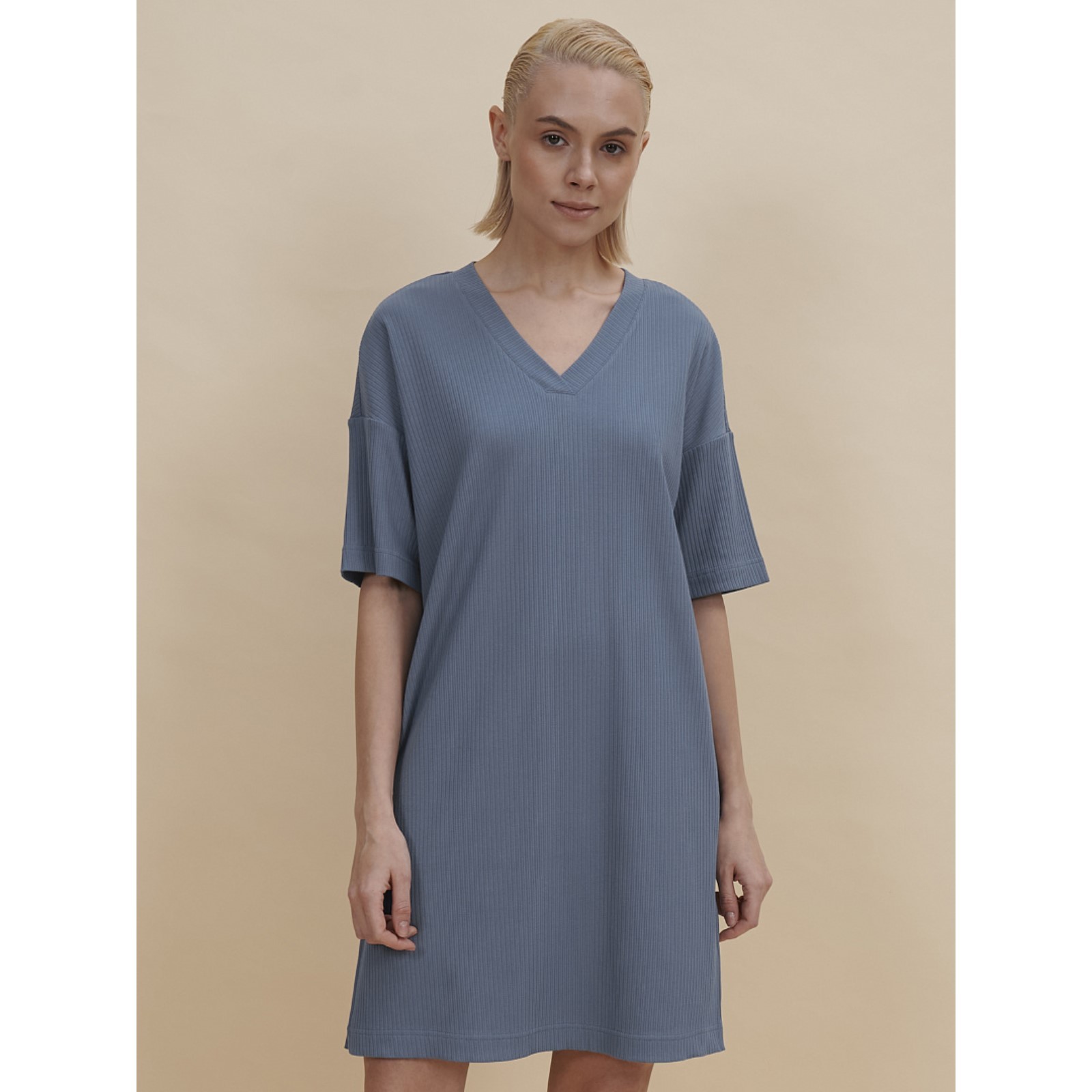 Платье женское, размер M, цвет джинс