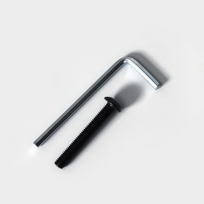 Банкетка «Торонто 33C», 88.5×30×49 см, каркас чёрный, сиденье серое