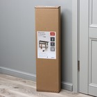 Вешалка с полкой «Торонто 32», 92.4×25.5×9.8 см, металл, чёрная 10643296 - фото 319752884