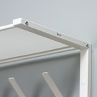 Вешалка с полкой «Торонто 32», 92,4×25,5×9,8 см, металл, цвет белый - фото 24639937