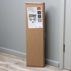 Вешалка с полкой «Торонто 32», 92,4×25,5×9,8 см, металл, цвет белый - фото 24639943