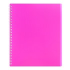 Тетрадь 80л кл на гребне LINE NEON розовая, обл пласт, бл 60 г/м2 - фото 110707543