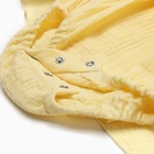 Платье-боди MINAKU, рост 74-80 см, жёлтое - Фото 4