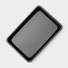 Противень Доляна «Ренард. Прямоугольник», 31.5×21.5 см, антипригарное покрытие, красный - Фото 3