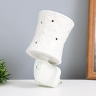 Ночник «Узор» белый 7.8×7.8×12 см - Фото 4