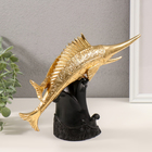 Фигурка полистоун «Меч-рыбы золотые с узорами», 32×8.5×20 см - Фото 3