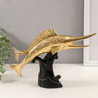 Фигурка полистоун «Меч-рыбы золотые с узорами», 32×8.5×20 см - Фото 4