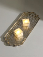 Подставка для мелочей полистоун «Иллюзия. Цветок», золото с патиной, 28.5×11×1 см - Фото 2