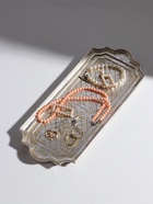 Подставка для мелочей полистоун «Иллюзия. Цветок», золото с патиной, 28.5×11×1 см - Фото 3