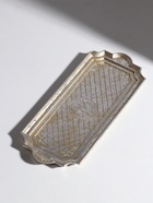 Подставка для мелочей полистоун «Иллюзия. Цветок», золото с патиной, 28.5×11×1 см - Фото 4