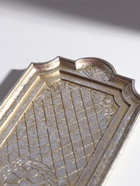 Подставка для мелочей полистоун «Иллюзия. Цветок», золото с патиной, 28.5×11×1 см - Фото 5