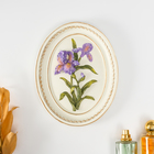 Панно настенное полистоун «Ирисы», 18×2×23 см - Фото 1