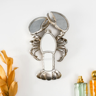 Панно настенное «Зеркальный рак», декор интерьерный, под серебро, 14×3×25 см - Фото 1