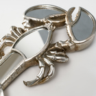 Панно настенное «Зеркальный рак», декор интерьерный, под серебро, 14×3×25 см - Фото 3