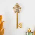 Панно интерьерное полистоун "Ажурный ключ" золото с белой патиной 6,5х1х17 см - фото 321775929
