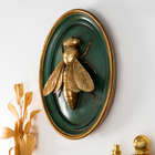 Панно настенное «Золотая муха», полистоун, декор, тёмно-зеленый, 20×4.5×26.5 см - Фото 2