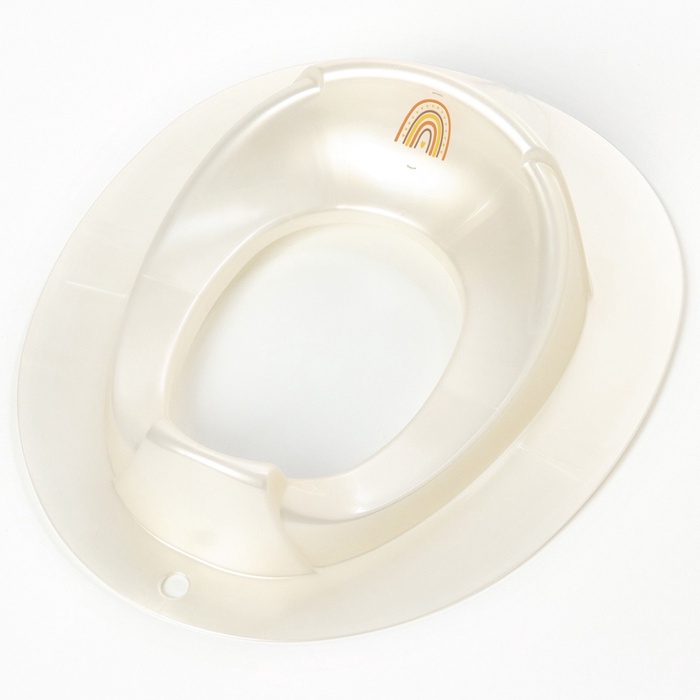 Накладка на унитаз детская Крошка Я «Радуга», белый - Фото 1