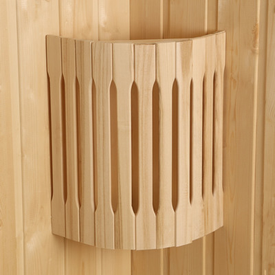 Абажур для бани и сауны, деревянный, угловой, «Добропаровъ»