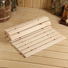 Коврик-лежак для бани, деревянный,  45х100 см - фото 321776088