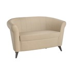 Диван прямой «Лагуна», 1280×630×790 мм, кожзам, цвет кофе с молоком - Фото 2