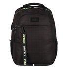 Рюкзак молодёжный 42 х 31 х 22 см, Grizzly, эргономичная спинка, отделение для ноутбука, чёрный - фото 24660115