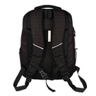 Рюкзак молодёжный 42 х 31 х 22 см, Grizzly, эргономичная спинка, отделение для ноутбука, чёрный - фото 24660117