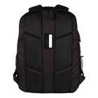 Рюкзак молодёжный 42 х 31 х 22 см, Grizzly, эргономичная спинка, отделение для ноутбука, чёрный - фото 24660118