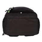 Рюкзак молодёжный 42 х 31 х 22 см, Grizzly, эргономичная спинка, отделение для ноутбука, чёрный - фото 24660119