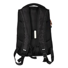 Рюкзак молодёжный 42 х 31 х 22 см, Grizzly, эргономичная спинка, отделение для ноутбука, чёрный/оранжевый - фото 24660126