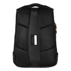 Рюкзак молодёжный 42 х 31 х 22 см, Grizzly, эргономичная спинка, отделение для ноутбука, чёрный/оранжевый - фото 24660127